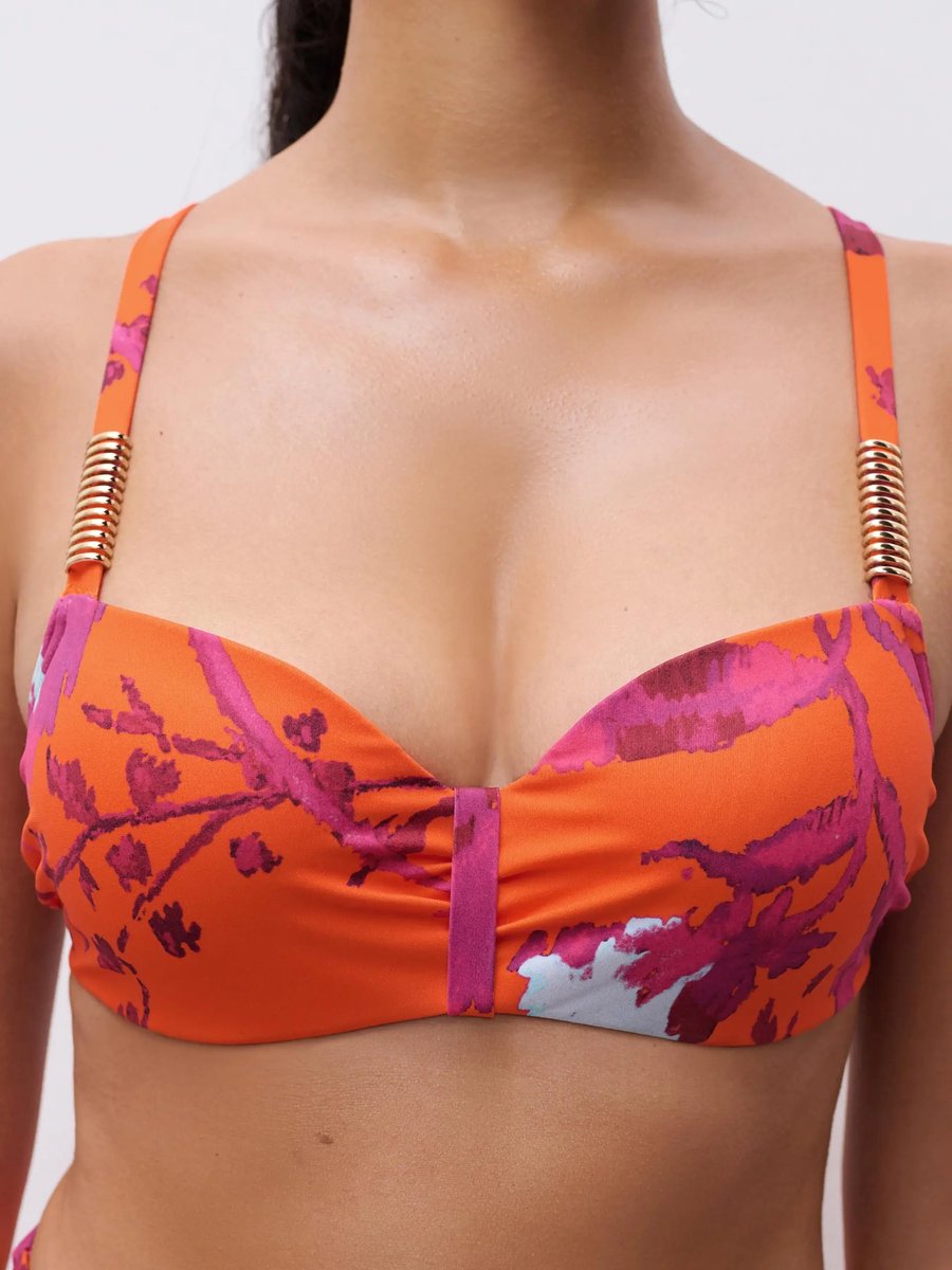 Chantelle Icon - bikinitop balconnet - painted flowers - C16VN5-A01 Oranje