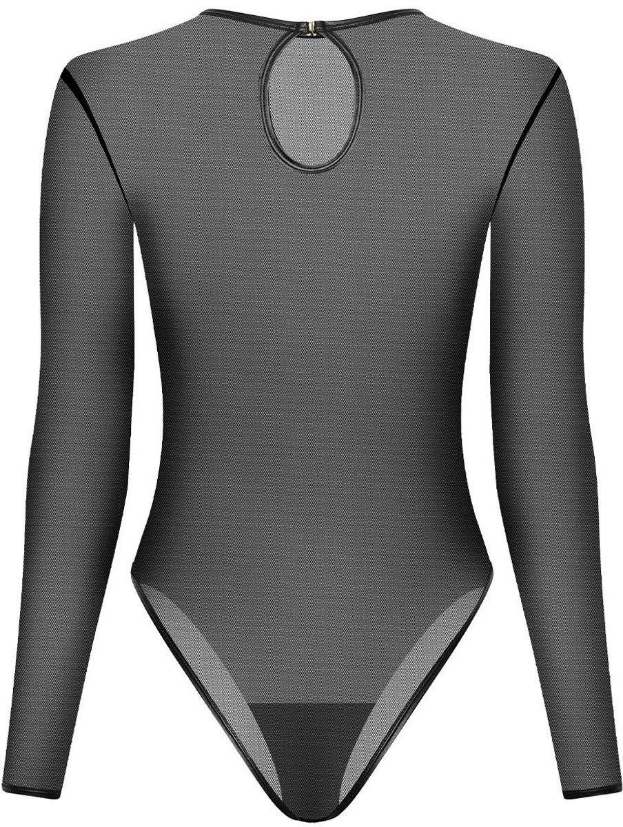 Guilty Pleasure Lingering Longsleeve Body, S/m - Zwart