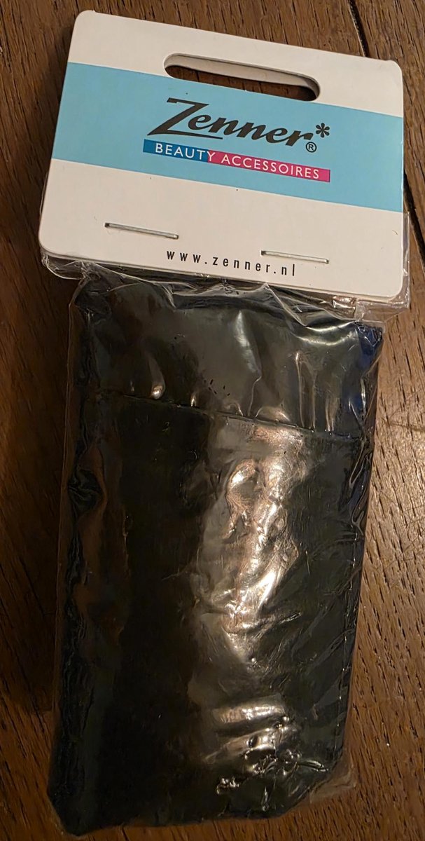 Zenner luxe regenkap regenhoed zwart - plastic - waterdicht