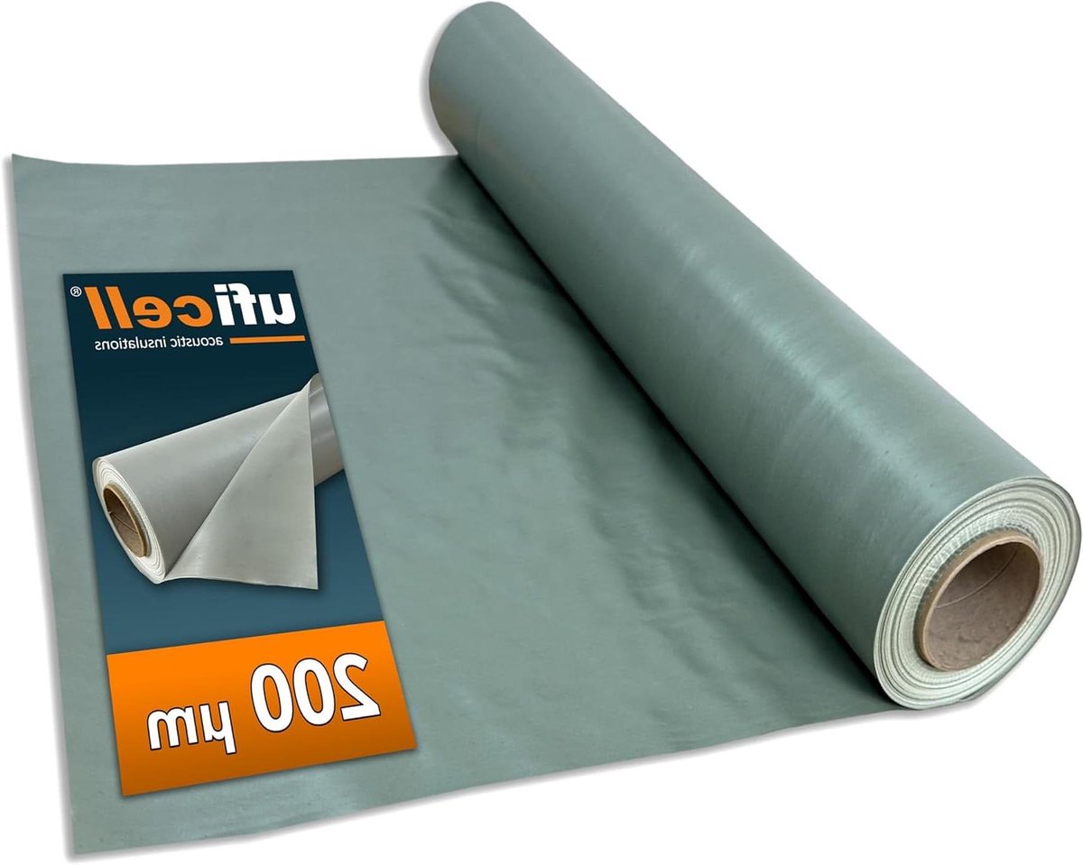 Bouwfolie Dampscherm - Estrichfolie PE-folie - Vocht Wering - 02 mm dik - 50 m² - translucent