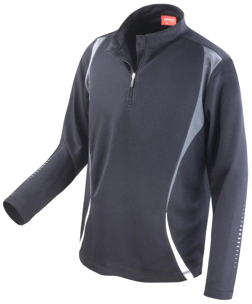 Spiro Trial Training Top - Black/Grey/White - L