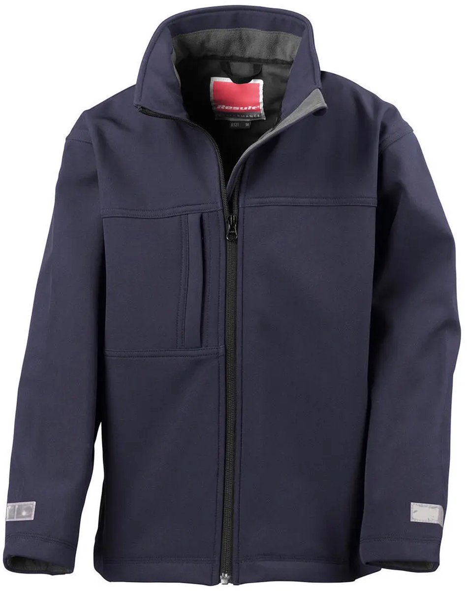 Result Junior Classic Soft Shell Jacket RT121J - Navy - S (5-6)