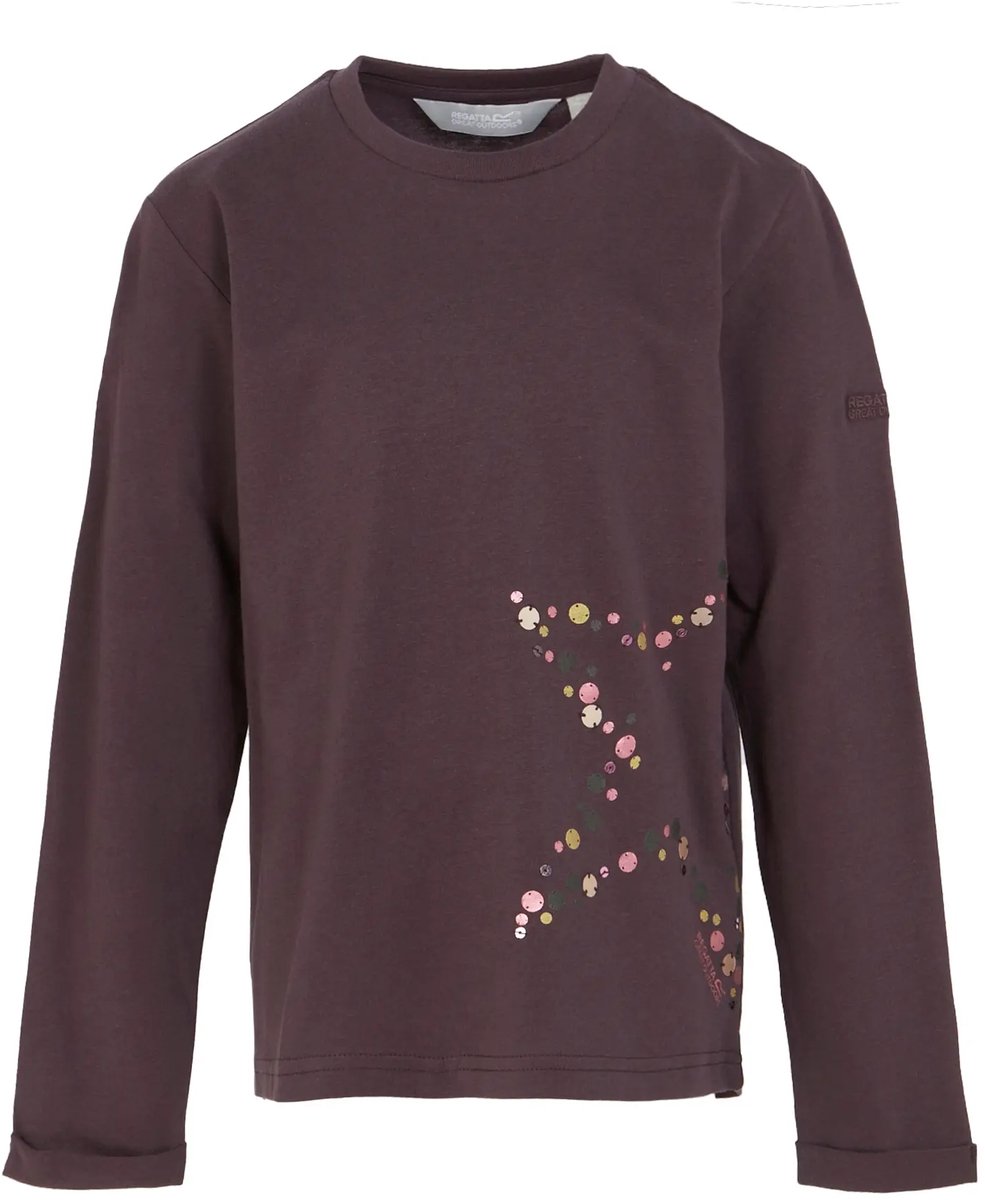 Kinder-T-shirt met lange mouwen Regatta Wenbie III Paars