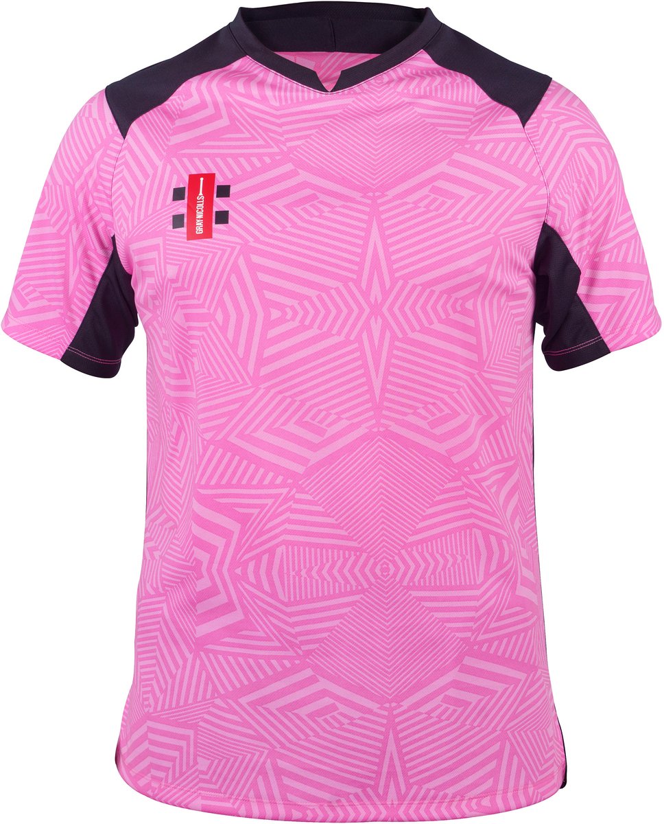 Gray-Nicolls sportshirt Pro T20 roze zwart extra small cricket.