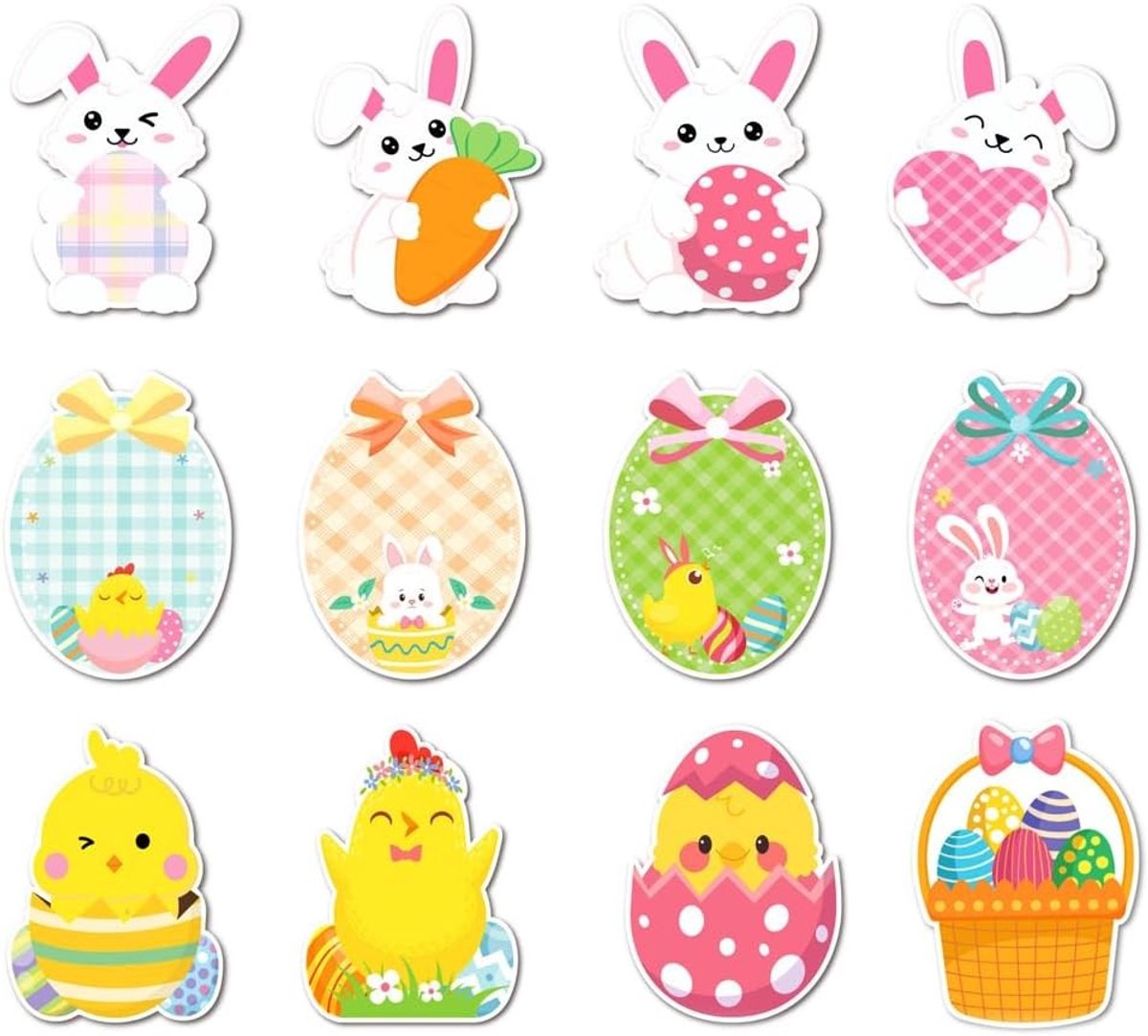 Kleurige Sticky Notes met Schattige Dieren voor Pasen - Zelfklevende Memo Pads en Notities voor Kinderen en Studenten, Perfect voor Feestdagen en Creatieve Projecten