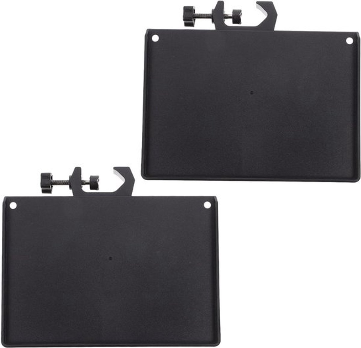 2 Stuks Microfoonstand Clip-on Accessoire Tray voor Microfoonstandaard en Geluidstray