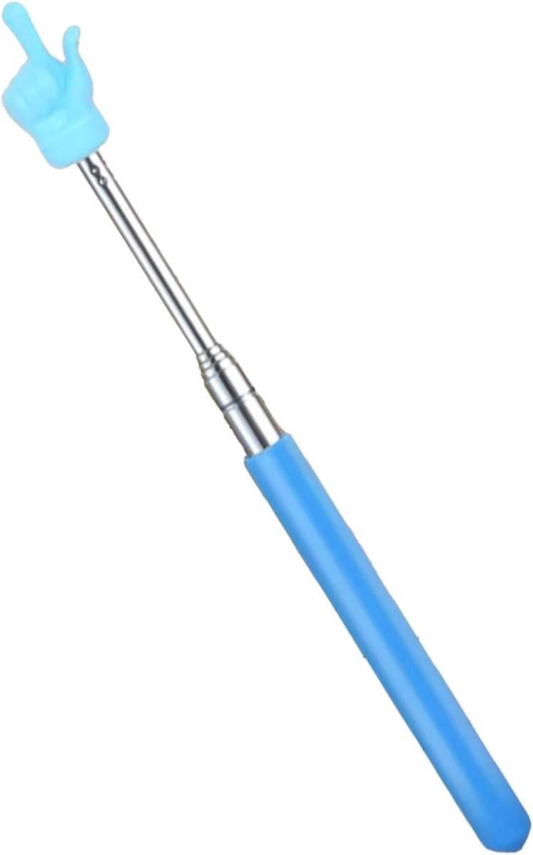 Telescopische Leerkracht Pointer voor Verbetering van Leren, RVS Vingerleesstok, Ideaal voor Klaslokaal en Presentaties