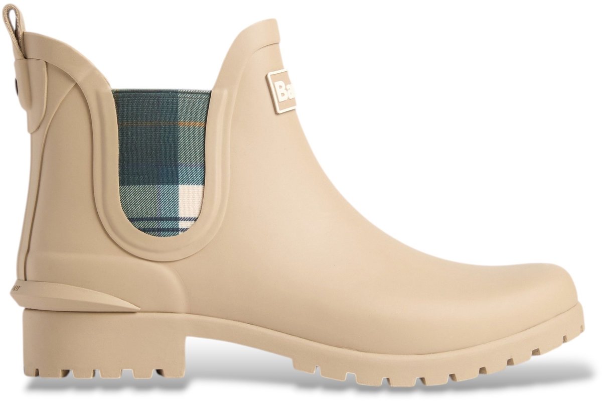 Barbour Beige Wilton Chelsea Welly enkellaarzen