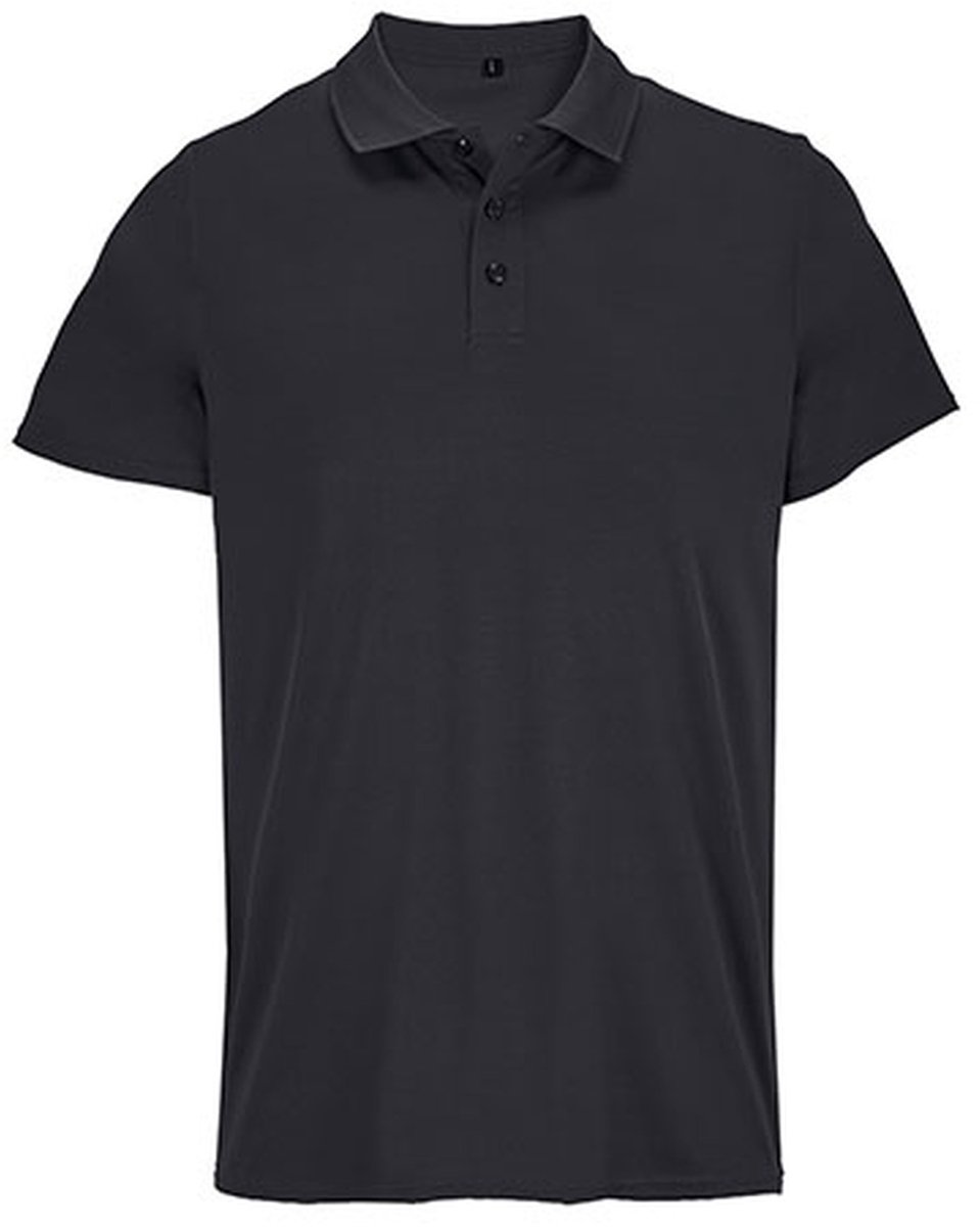 SOL'S Unisex Pitcher Sports Polo Shirt L04442 - Black - XL