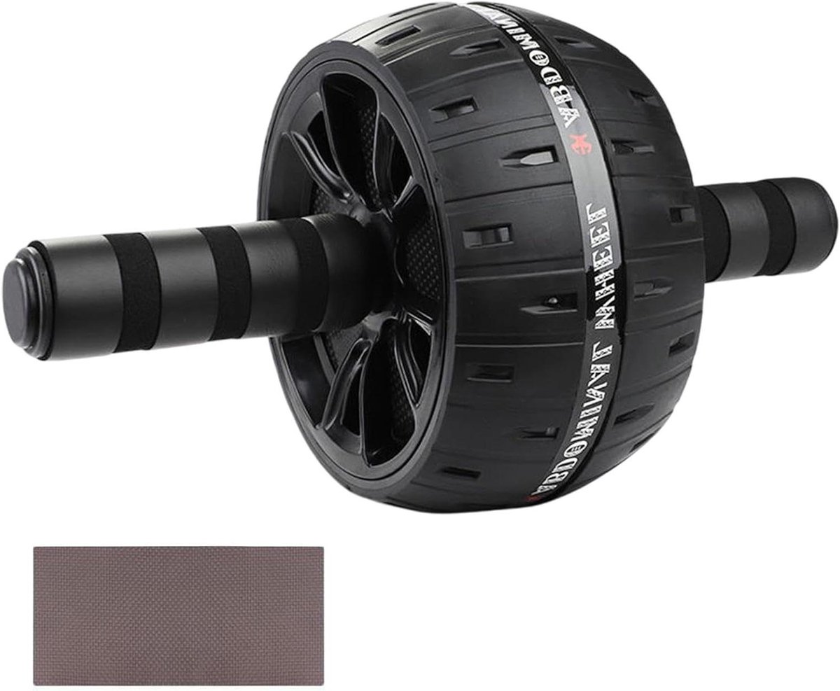 Buiktrainer Roller - Buikspierwiel - Kernkracht Opbouwen - Ergonomisch Ontwerp - Inclusief Kniebeschermer - Unisex
