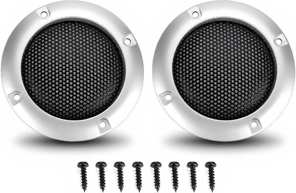 Luidspreker Beschermhoes - Speaker Grill - Audio Bescherming - Breukvast Metaal - 2 Inch - Zilver