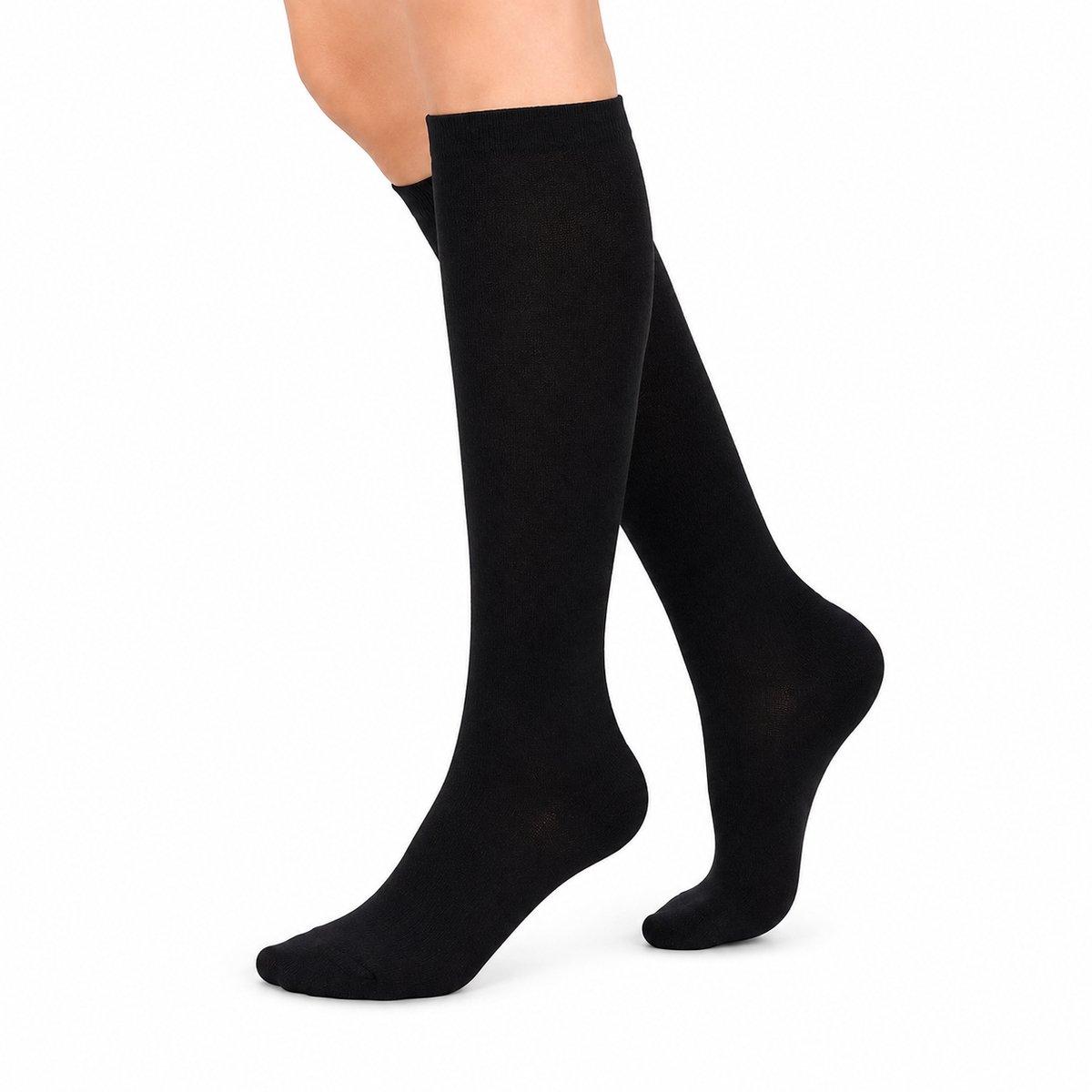 Compressiekousen Maat L/XL - 1 Paar - Steunkousen - Compressie sokken voor Hardlopen, Wandelen, Sport en Vliegtuig - Steunkousen Dames & Heren