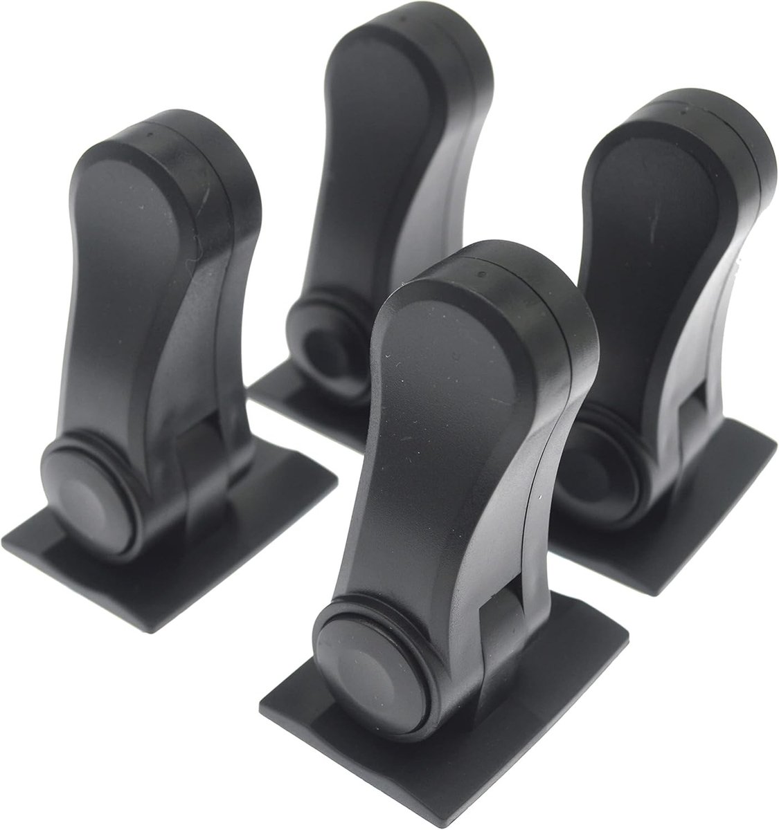 SnelShoppen - Deur Lock Zonder Boren (4 Pack), Deurhandgreep Veiligheidslock voor Kinderen, Huisdieren, Honden, katten, Zwart, Veiligheid voor Raam en