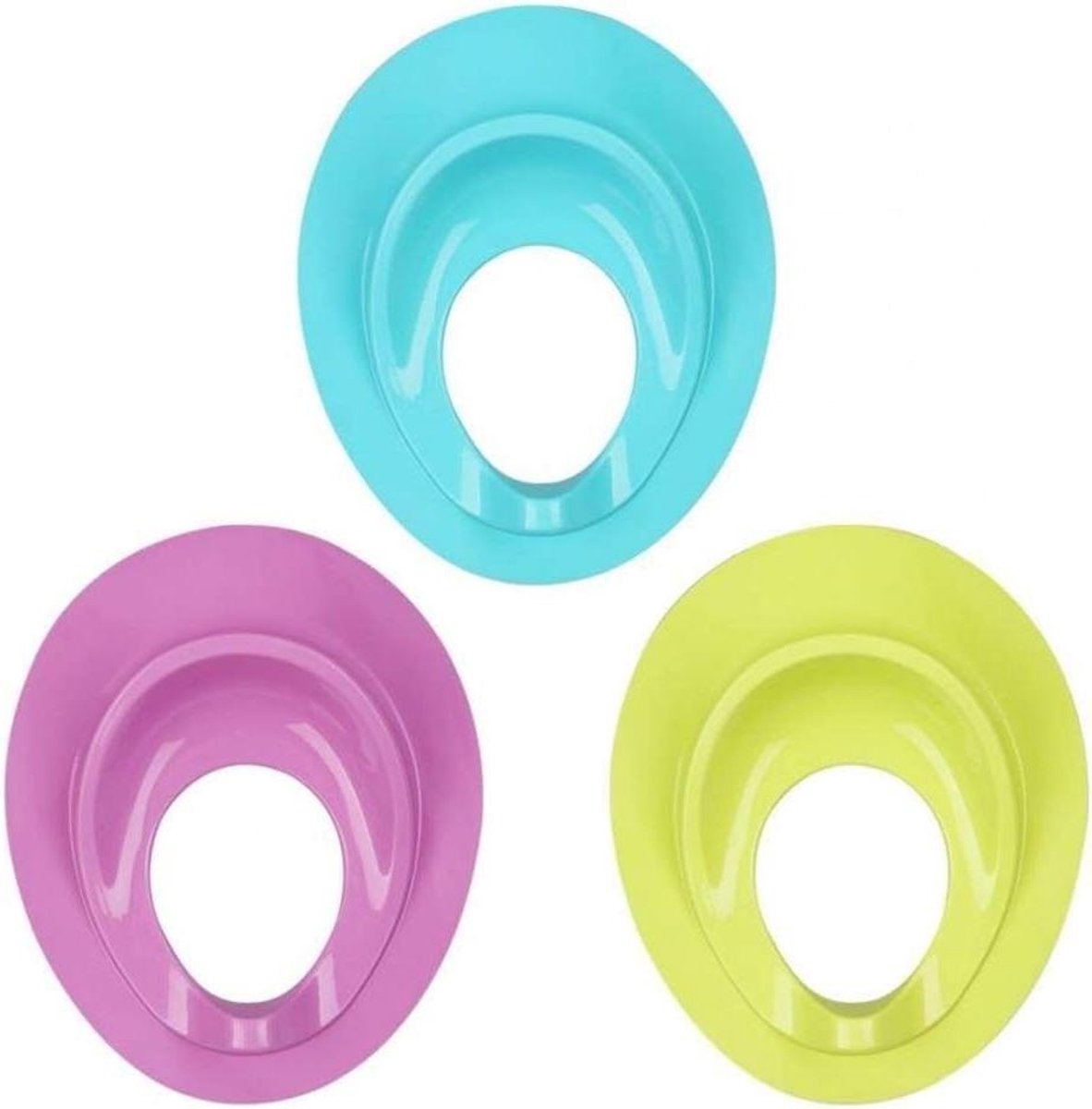 Kinderen Toiletmat - Zitje Opvouwbaar - Zindelijkheidstraining - Met Bevestigingsgesp - 38.5 x 32.8 cm - Meerdere Kleuren
