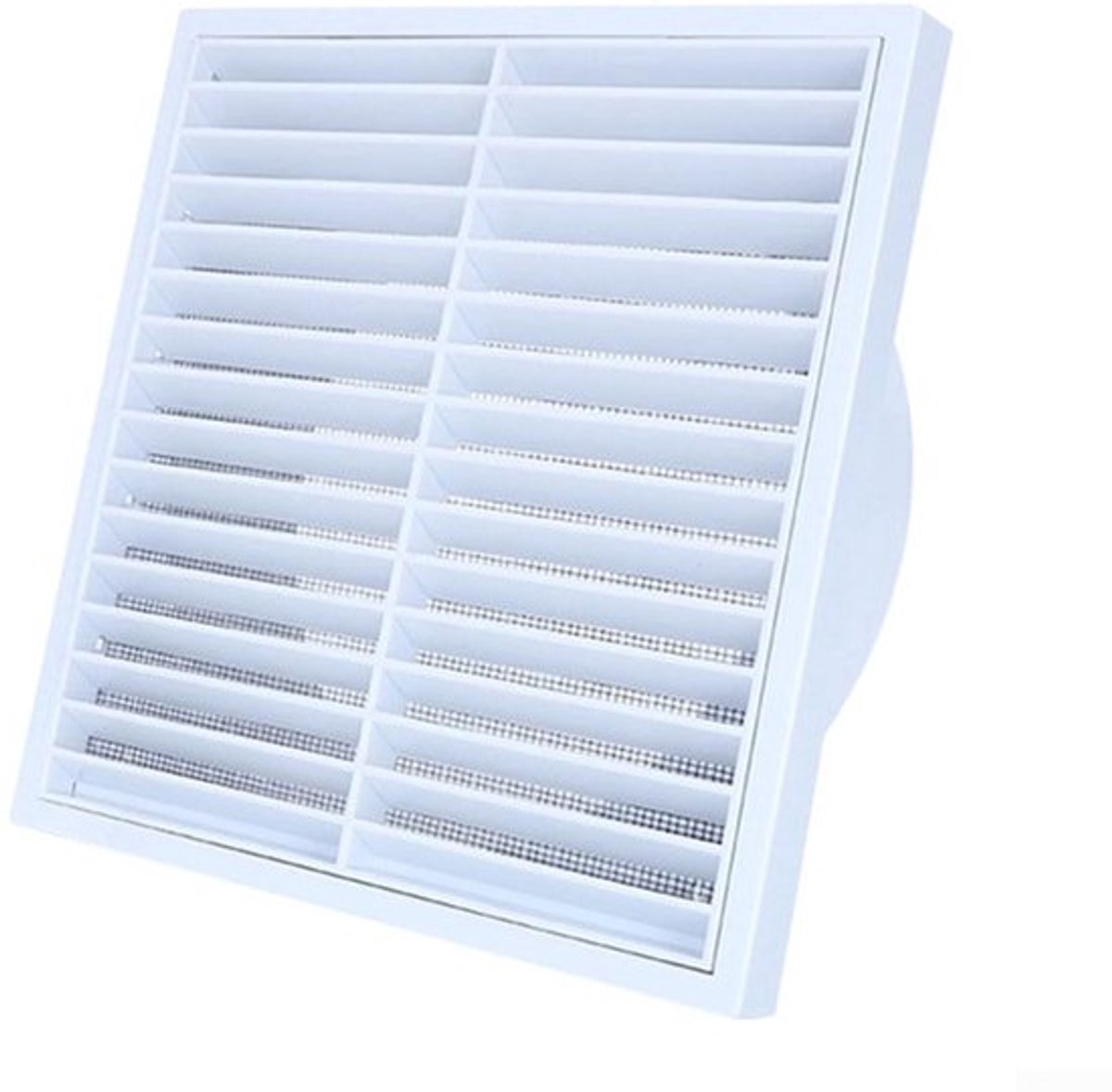 Ventilatierooster - Luchtuitlaat - Ideaal voor afzuigventilatie - 100 mm - Kunststof - Geschikt voor binnen en buiten - Compact model