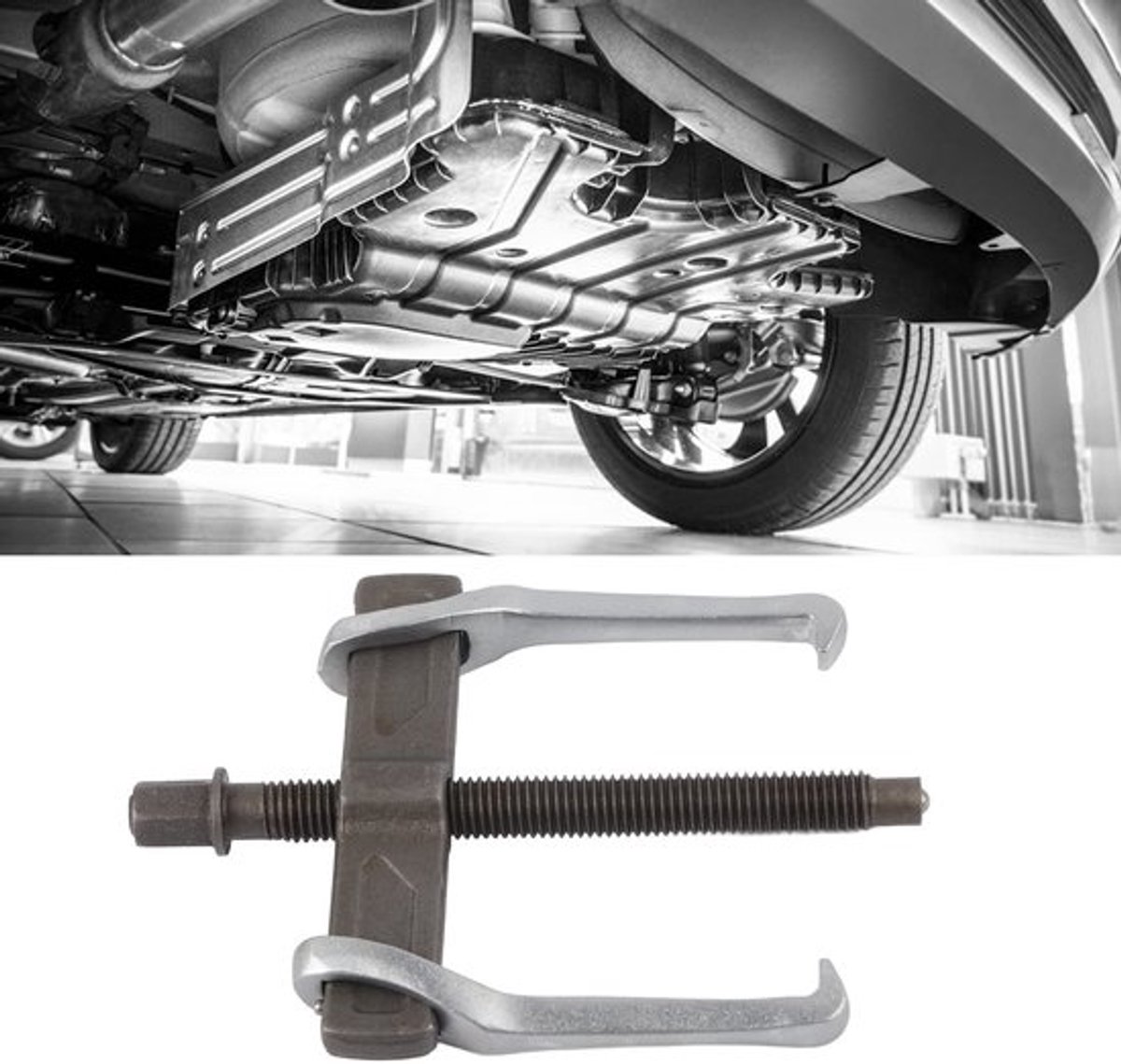 Klauwtrekker 2-klauwig ontwerp - Chroom-vanadiumstaal - T-vormige schroefdraad - Onderhoudsmedewerker - Machinereparatie - 4 inch - Trekkerset