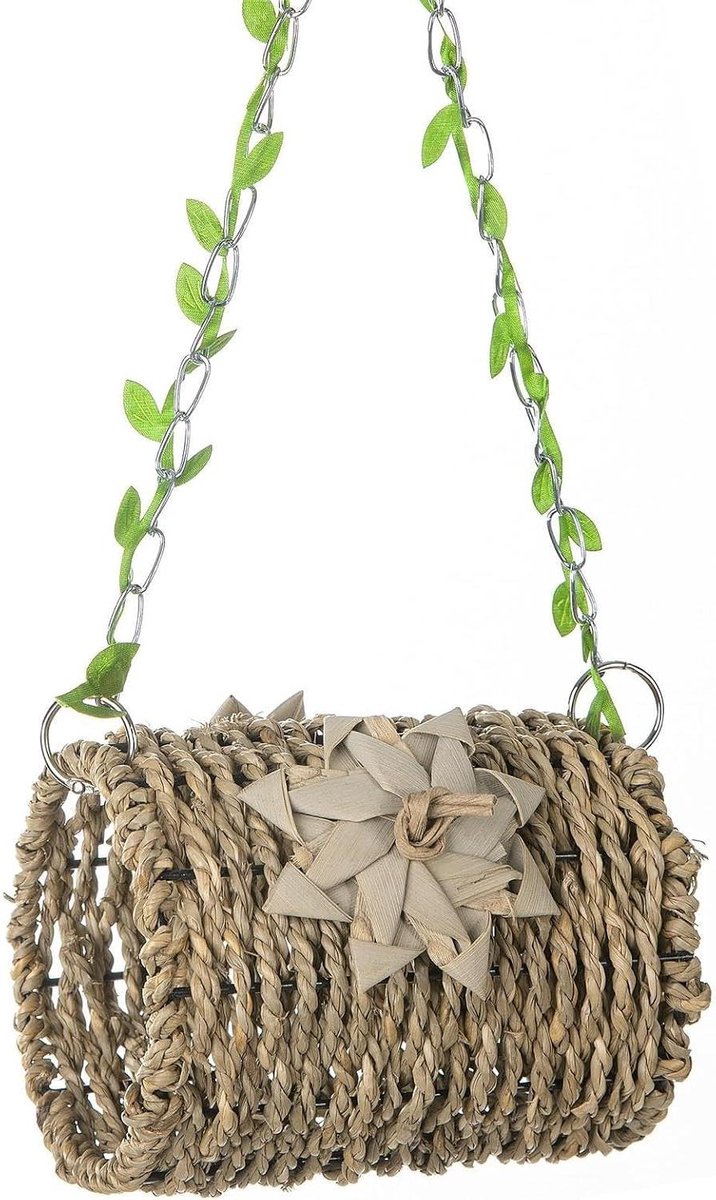 Vogelnest Hangmat - Vogelhuisje Schommel - Vogels Laten Rusten - Ademend Materiaal - 13 x 10 cm - Niet gespecificeerd