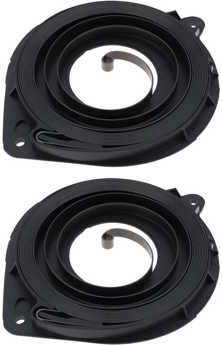 Terugslag Lente 2 Stuks - Compatibel met Husqvarna 135/140 - Kettingzaag Onderdelen - Duurzaam Verenstaal - Montagegatafstand 76 mm - Vermoeidheidsbestendig - Startveer