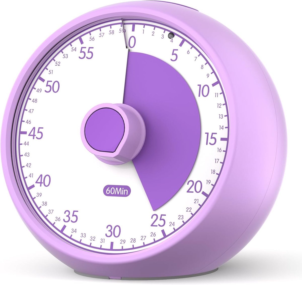 Pomodoro timer - Paars - Visuele 60 Min Analoge Timer - Stil Concentratiehulpmiddel voor Kinderen