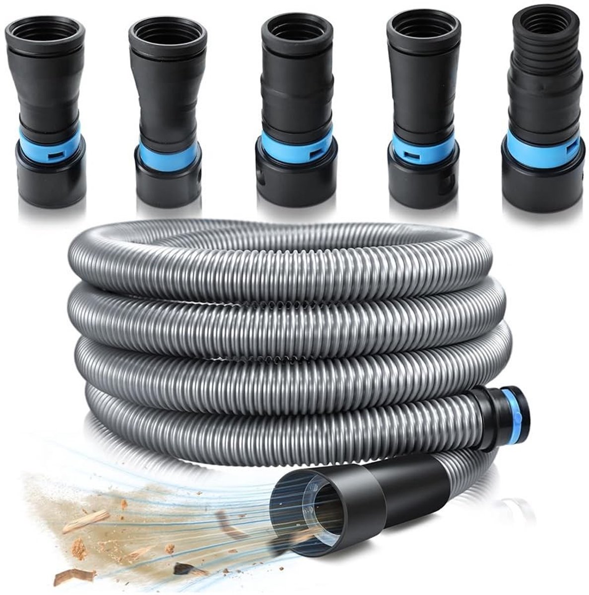 Omgoods - Stofverzamelslang met 5 Adapters voor Elektrisch Gereedschap