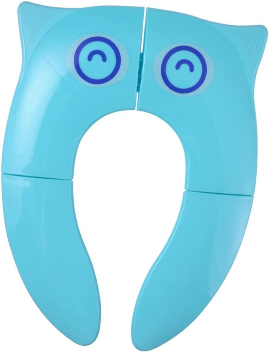 Toiletbril Kussen - Opvouwbare Zitting - Comfort Bieden - Lichtgewicht Draagbaar - 26 x 36 cm - Blauw