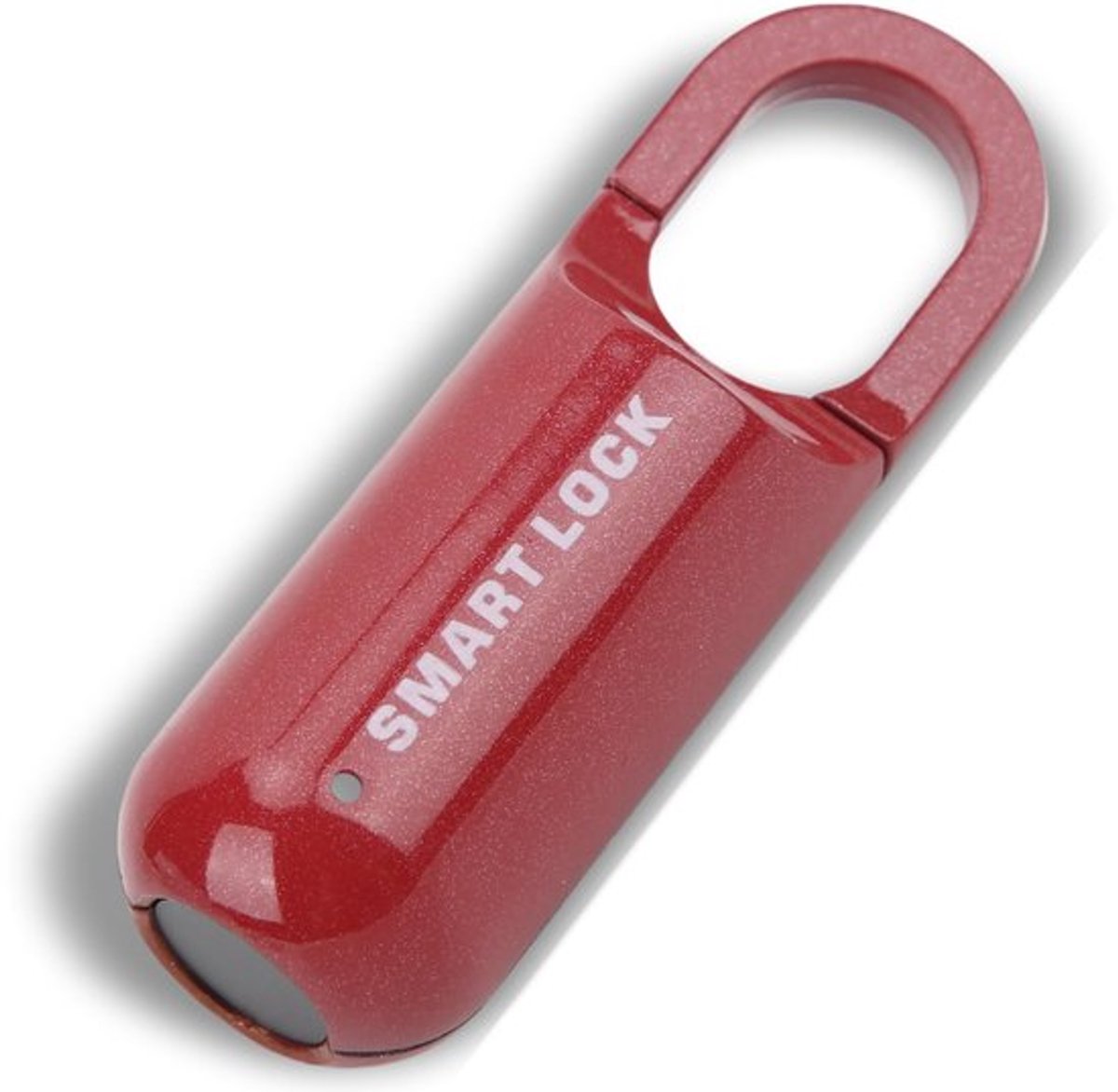 Vingerafdrukslot - Slim hangslot - Antidiefstalbeveiliging - Rood - Sleutelloos en USB oplaadbaar - Ideaal voor kast en deur - 10 vingera...