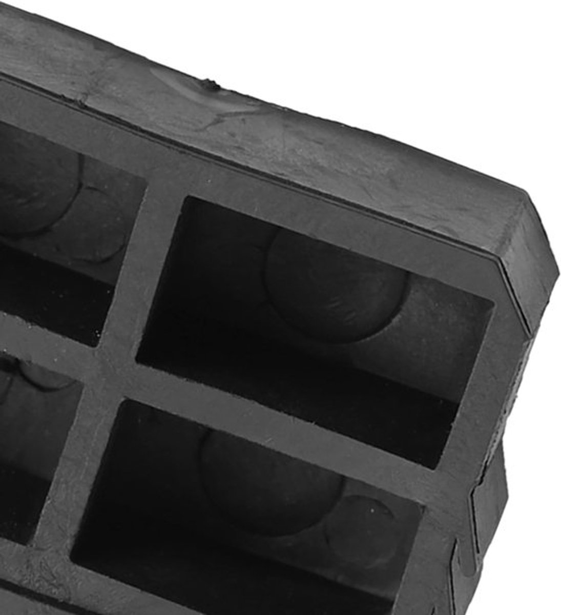 Laddervoeten Antislip - Rubberen Voeten - 1 Paar - Geschikt voor Aluminium Ladder - Binnenmaat 57 x 21 mm - Duurzaam Rubber - Ladderdoppen
