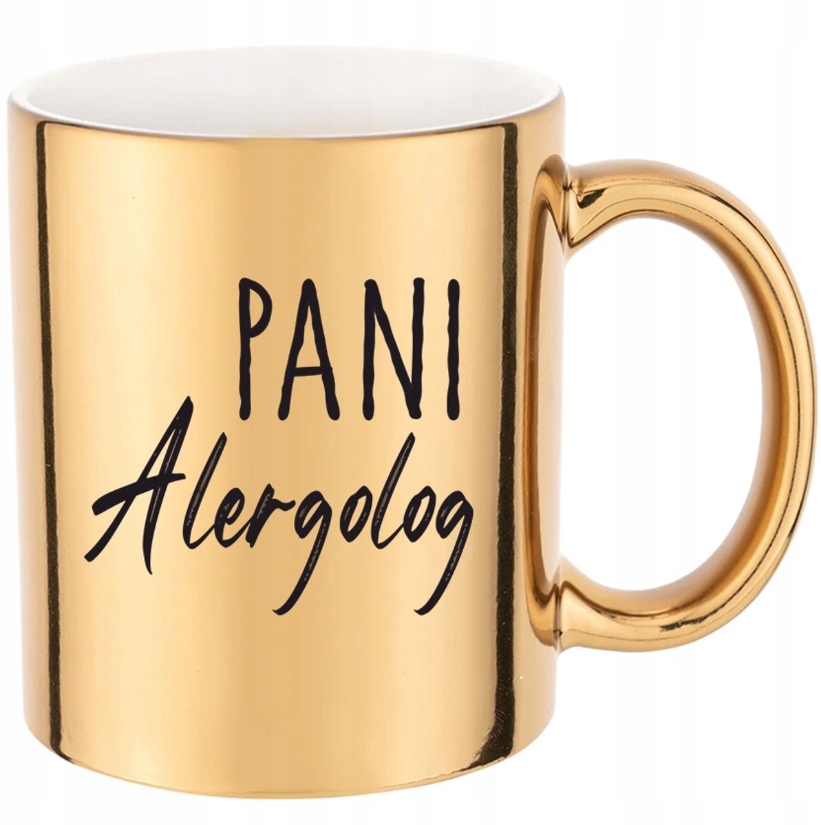 Stijlvolle Gouden Mok - Uniek Cadeau voor Allergologen