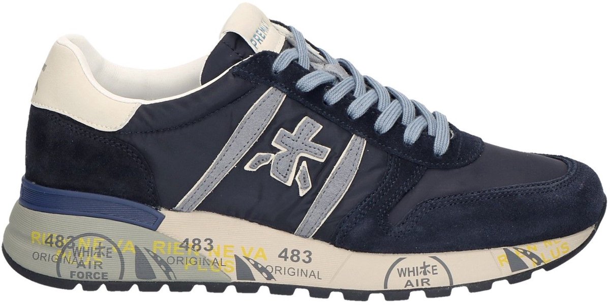 Premiata Sneaker Blauw/Grijs
