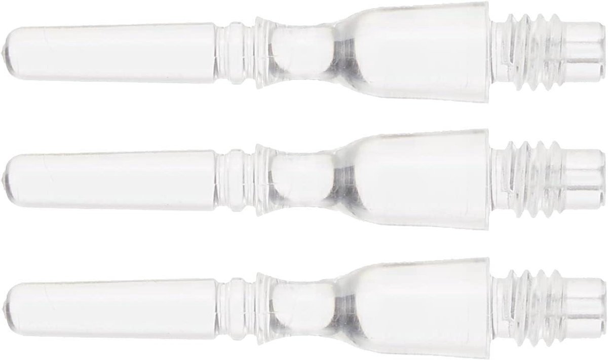 Dart Transmissieassen - Hybride Assen - Darts Spelen - Spin Varianten - Maat 1 (130 mm) - Clear