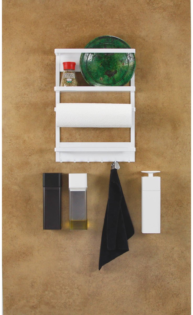 Magnetisch Keukenrek Wit - Kamer26