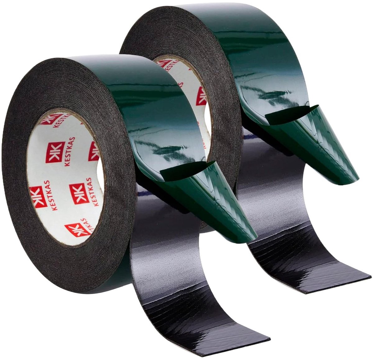 Dubbelzijdig plakband - extra sterk - 50 mm x 10 m (2 stuks) - extra sterk dubbelzijdig plakband voor buiten - montagetape - onmiddellijke bevestiging op meerdere oppervlakken van glas - metaal