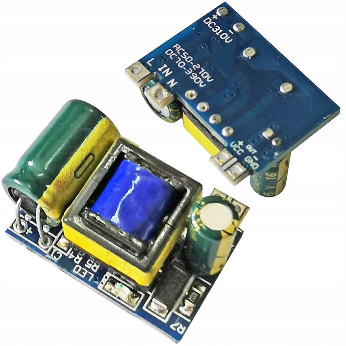 Rosfix Voedingsmodule 12V 300mA Rosfix - Compacte 3,5W Voeding - 220V→12V DC - Voor DIY en Sensoren