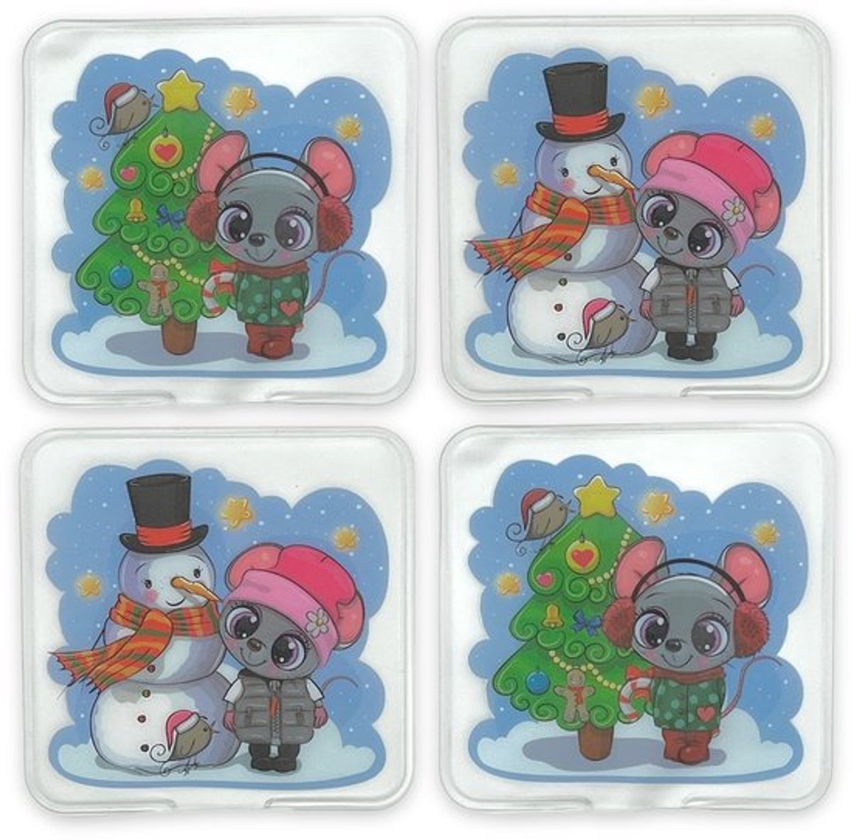 Handwarmers Oplaadbaar - Herbruikbare Handwarmers - Set van 4 - Huidvriendelijke Kunststof Hoes - Tot 55 °C Warmte - Perfect voor Koude Dagen - Zakwarmers