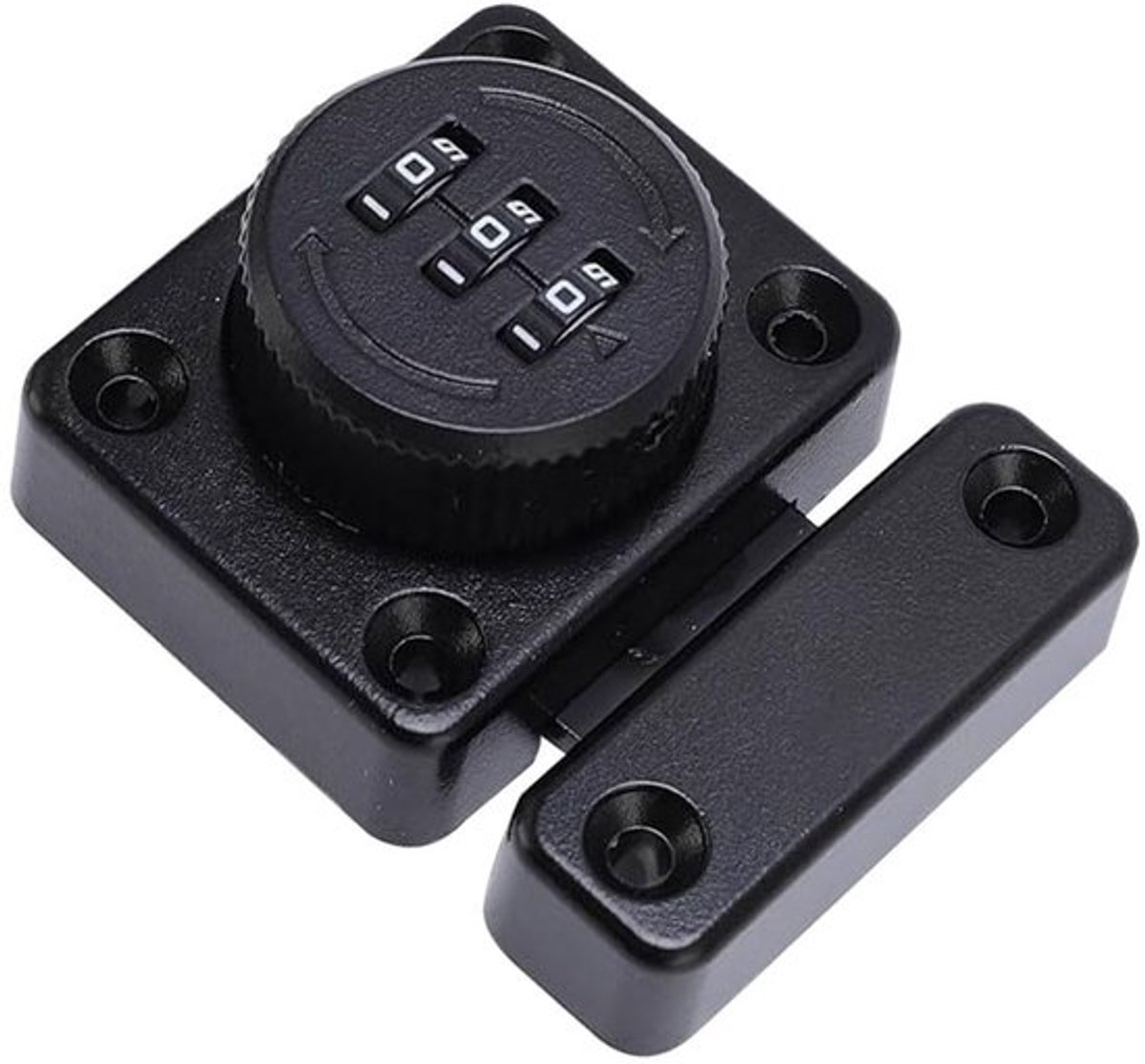 Zwart Mechanisch Hangslot met Combinatiecode