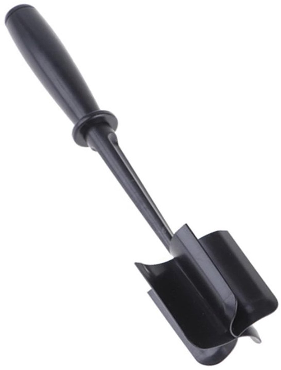 Vleeshakselaar 5 Gebogen Messen - Gehaktstamper - Vleesbreker - Vleesstamper - Ergonomisch Handvat - Comfortabel Gebruik - Gehaktmolen