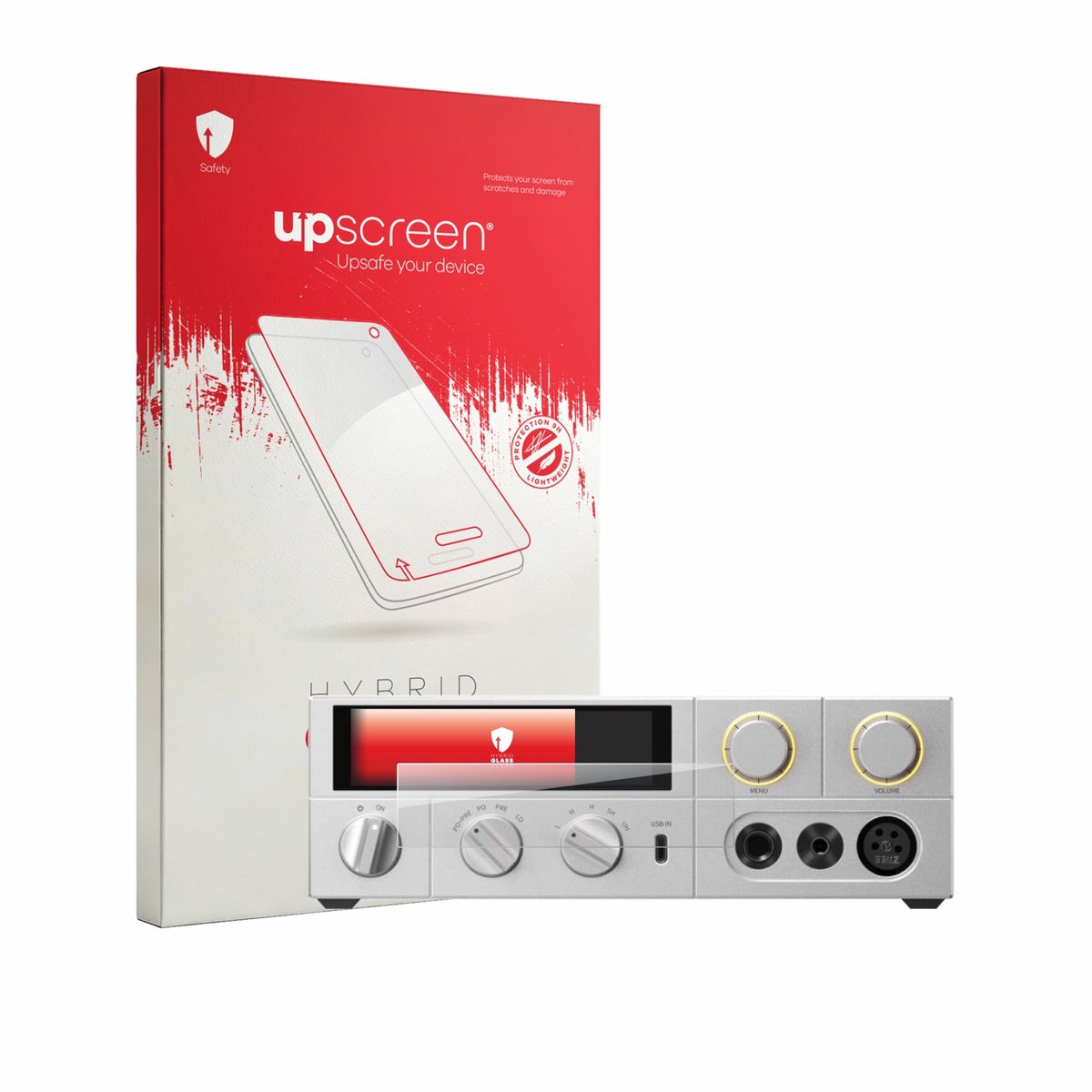upscreen - Screenprotector voor FiiO K17 - Folie Beschermfolie Beschermglas transparant