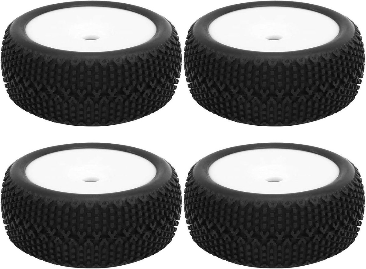 Duurzame Rubber Banden voor 1:8 RC Modelauto's, Geschikt voor Offroad en Racegebruik