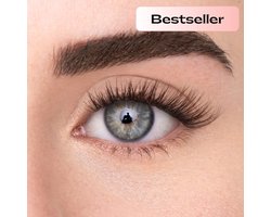Voorgelijmde Press-on Lashes - Blijft 7 tot 10 Dagen Zitten - Aanbrengen in 2 Minuten - Geen Wimperlijm Nodig - Makkelijk te Verwijderen - Cosy Kit