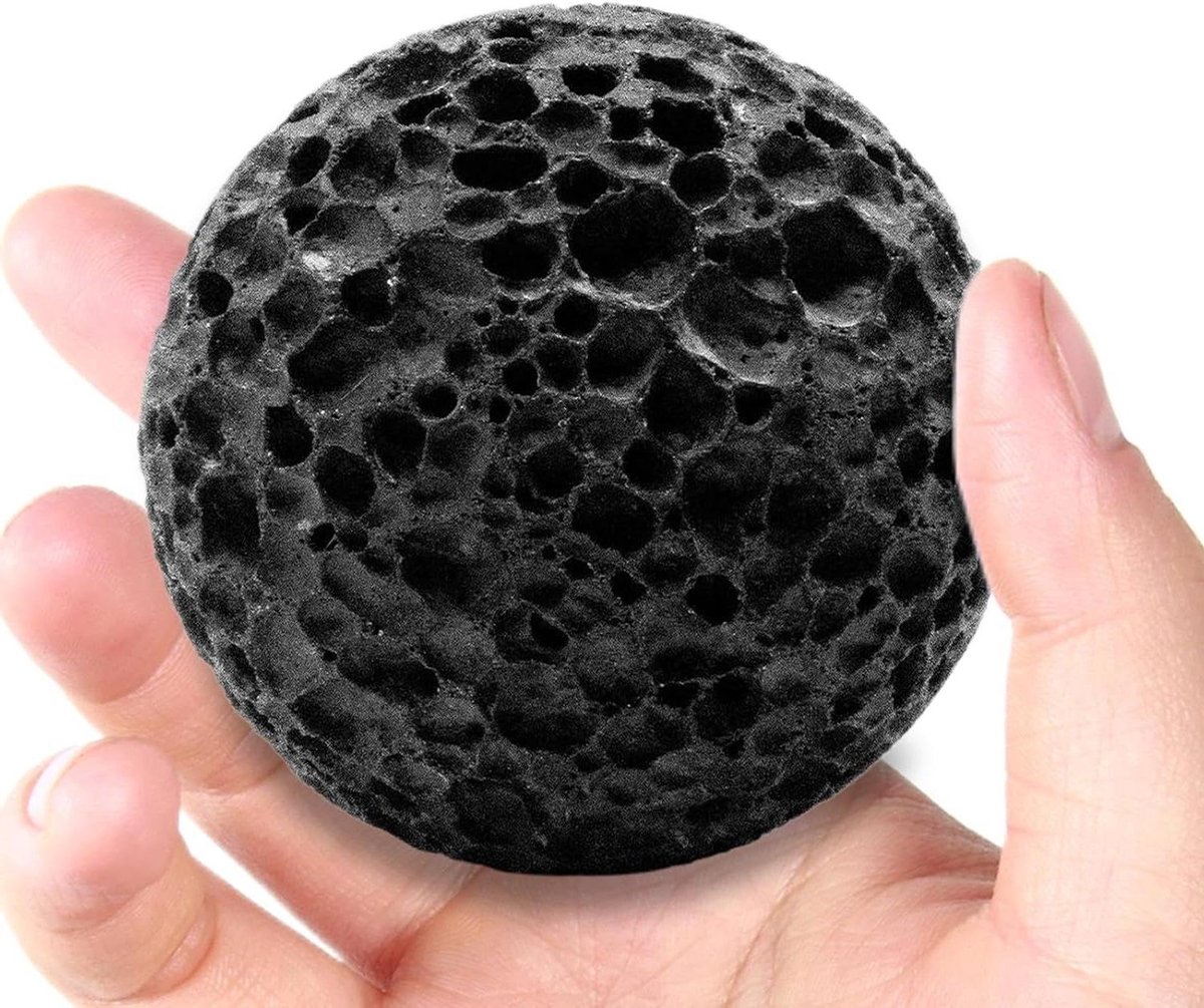 Grip Kracht Bal - Hand Oefenbal - Kracht Training - Ergonomisch Maanvormig - 5x5x5 cm - Zwart
