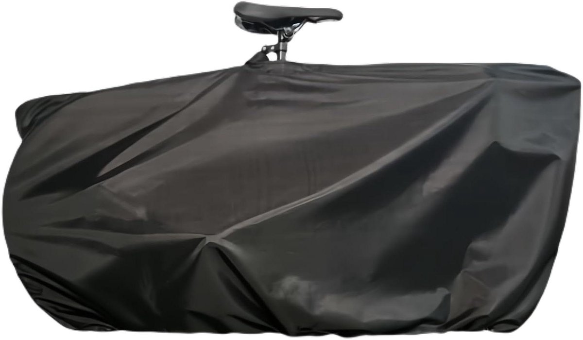 Opvouwbare Fietstas - Reistas Scooter - Reizen Opslag - Waterdicht Oxford Doek - 600g - Zwart