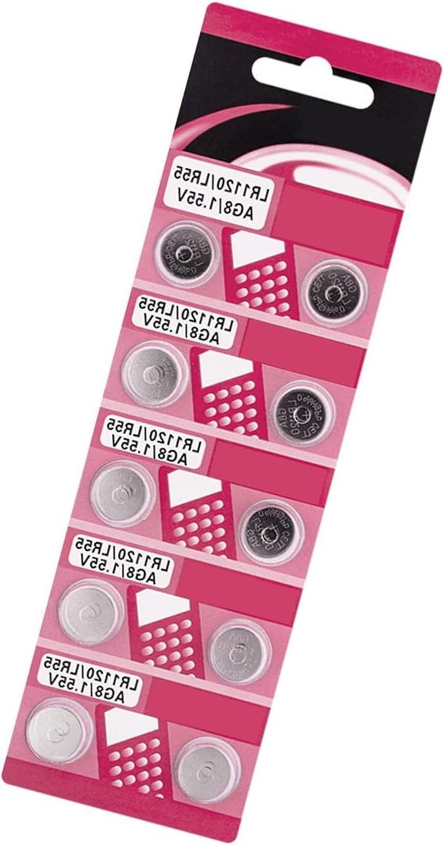Knoopcel Batterijen - Kleine Batterijen LR1120 - Elektronica Voeden - Stabiele Spanning - 10 of 20 stuks - Metaal