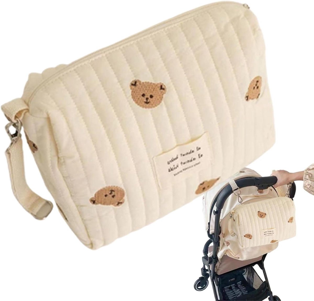 Luiertas Baby - Opbergtas Luiers - Kinderwagen Organisatie - Multifunctioneel Ontwerp - 25 x 17 x 10 cm - Niet gespecificeerd