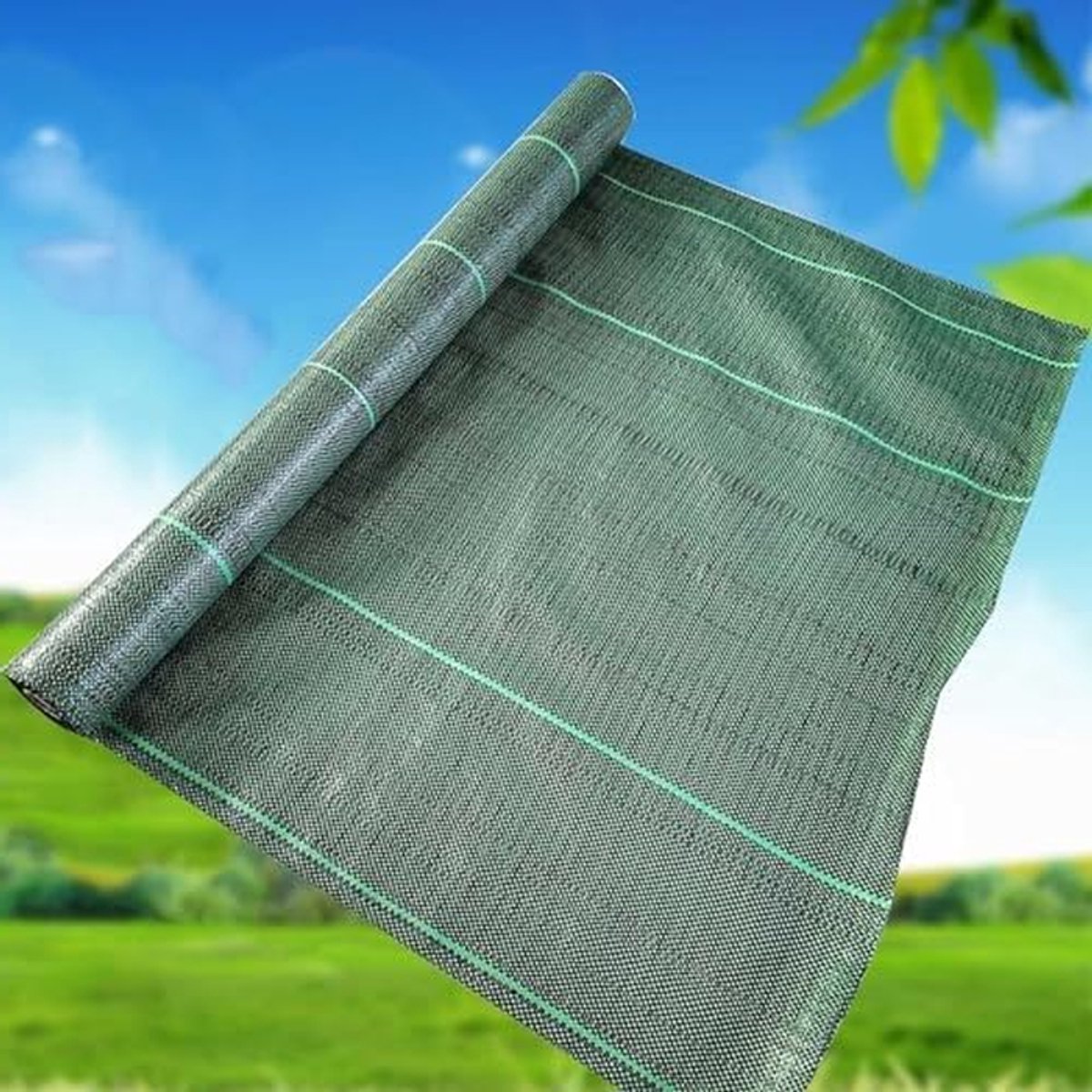 Onkruiddoek Geotextiel - Worteldoek Bodembedekker - Onkruid Vrij Houden - Ademend Waterdoorlatend - 3 x 300 voet - Zwart