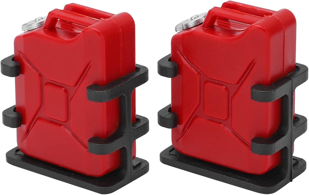 Simulatie Brandstoftank voor RC Auto's - 1 Paar Plastic Brandstoftanks voor 1:8 en 1:10 Crawlers, Decoratieve Accessoires voor RC Modellen en Hobby's