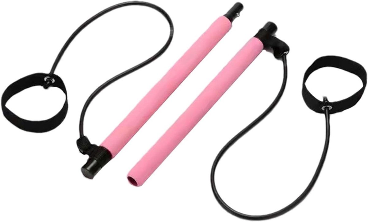 Pilates Sculpting Bar - Fitness Stick Stretch Bar - Thuis Sporten - Tweedelig Demontabel - Niet Gespecificeerd - Roze
