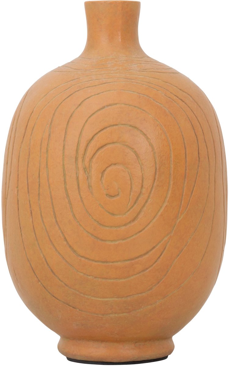 MUST Living Vase Lisbon Orange,35xØ22 cm, fiber cement