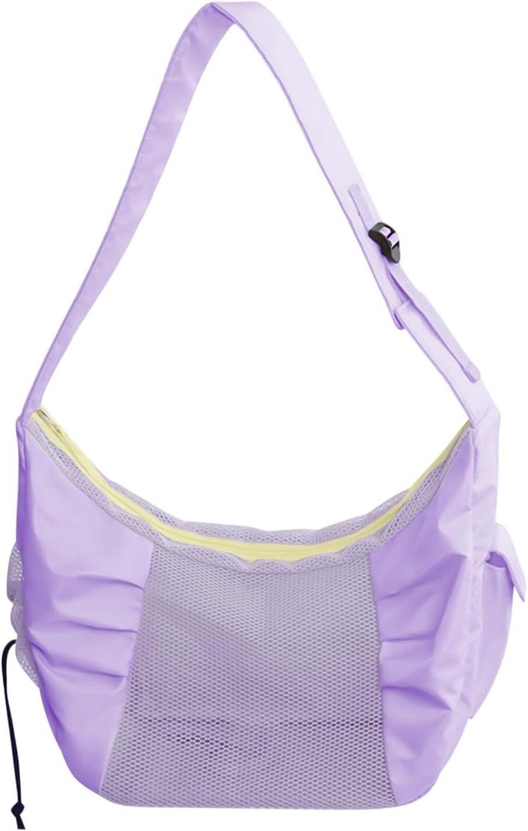 Dieren Draagtas - Reis Handtas - Veilig Vervoer - Verbeterde Luchtstroom - 47 x 26 x 32 cm - Paars