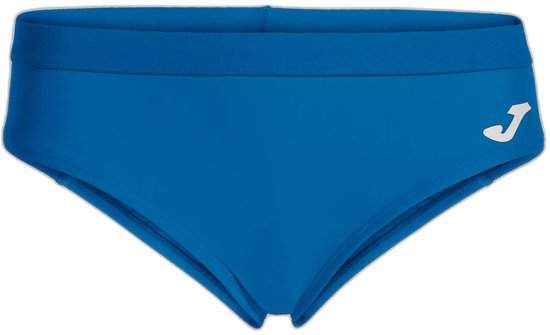 Blauwe Joma Olimpia II damesslip met witte J-branding op de heup.