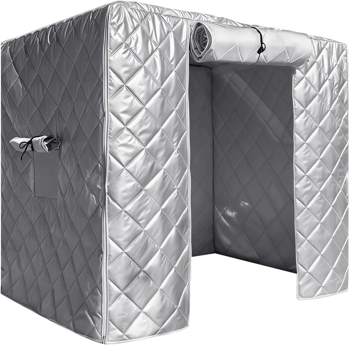 Honden kennel hoes - Beschermhoes dier - Buiten beschermen - Meerlaags isolatie - 100 x 60 x 70 cm - Zilver